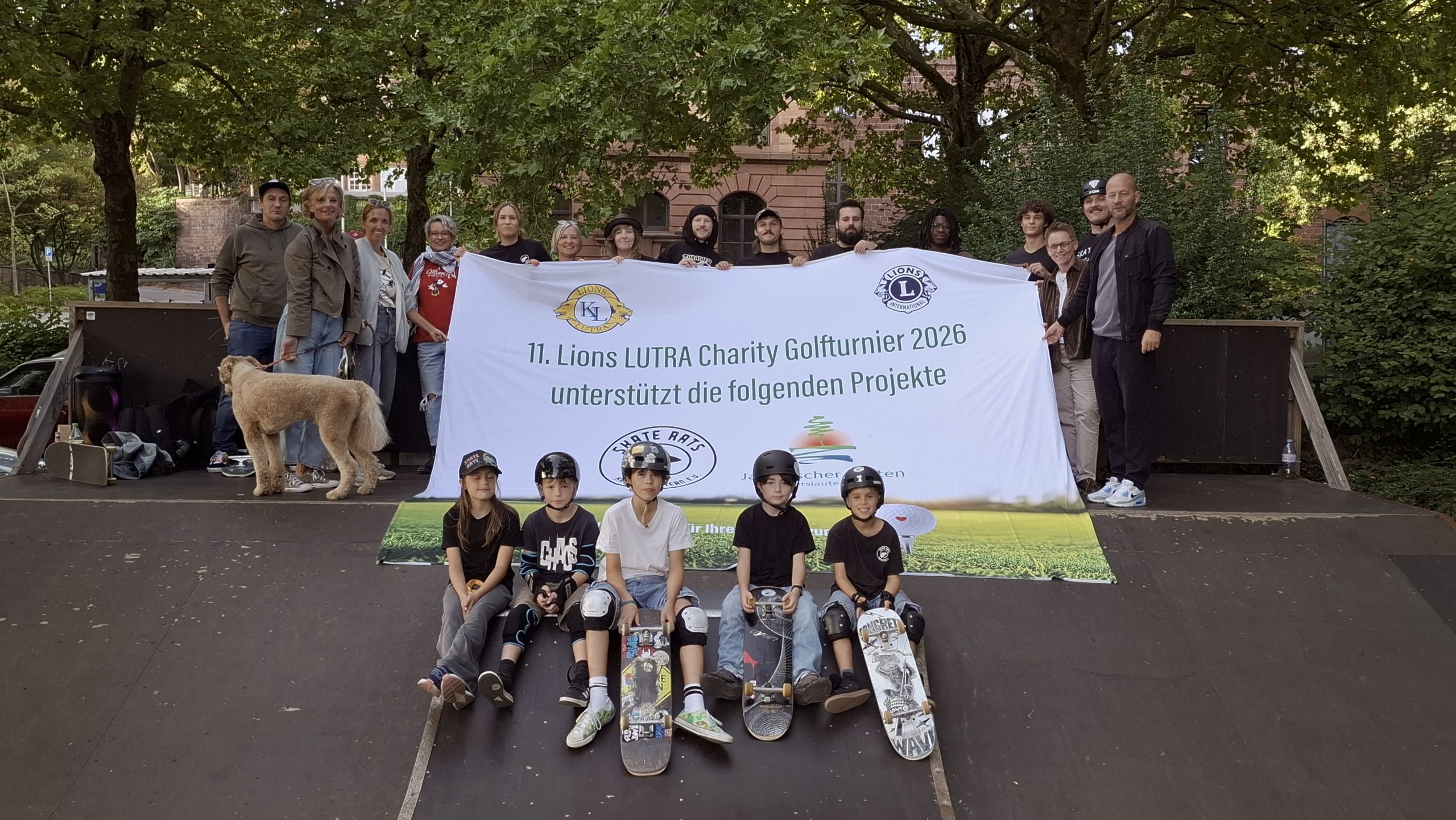 Rückenwind für die Skateszene: Lions Club spendet 4.000 €